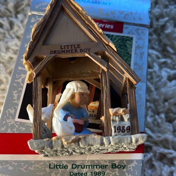 Rare, 1989 Hallmark Keepsake - Little Drummer Boy Magic Ornament 4th In Series - Picture 8 of 9